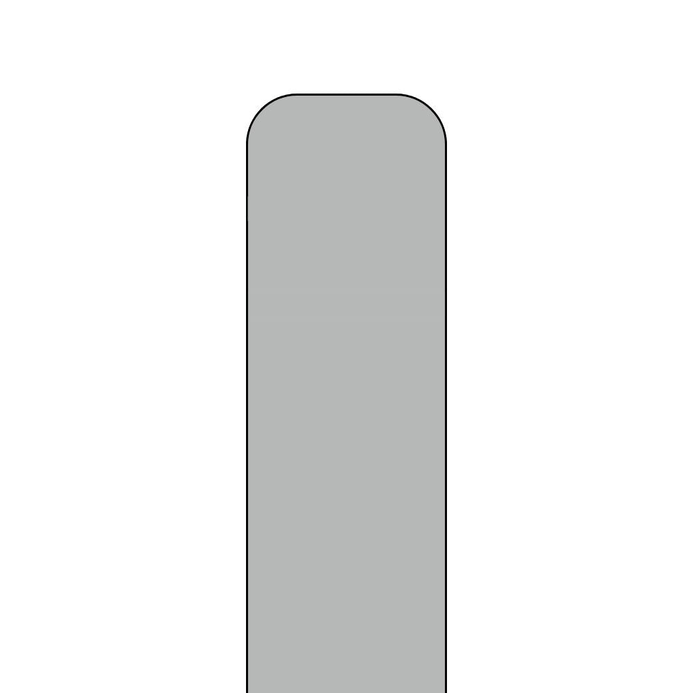 Post Guard Flat Top 4.5" Bollard Cover (Grey) | All Security Equipment