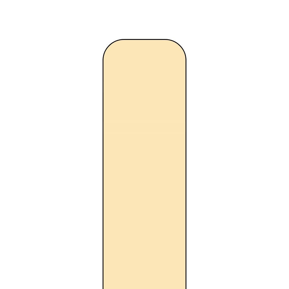 Post Guard Flat Top 4.5" Bollard Cover Beige | All Security Equipment