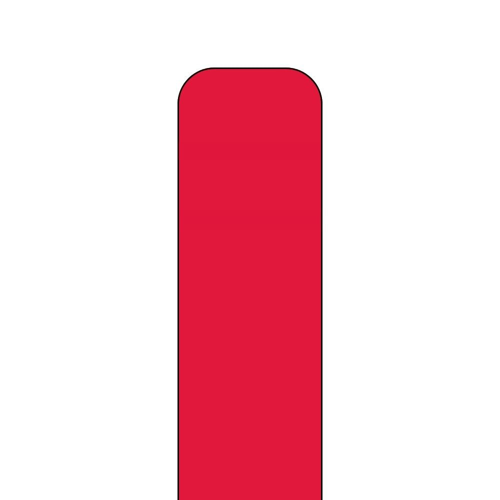 Post Guard Flat Top 4.5" Bollard Cover - Red | All Security Equipment