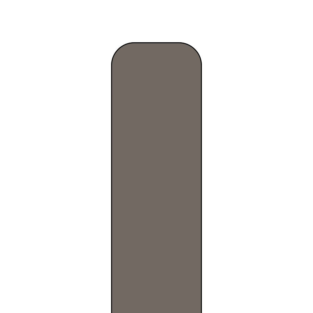 Post Guard Flat Top Bollard Cover - Warm Grey | All Security Equipment
