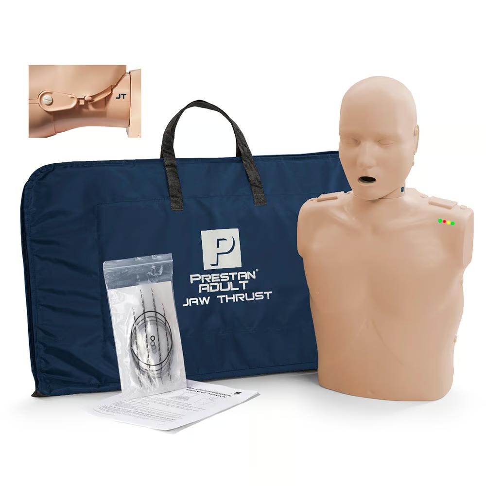 Prestan Professional Adult CPR Manikin w/Monitor, Jaw Thrust, Medium