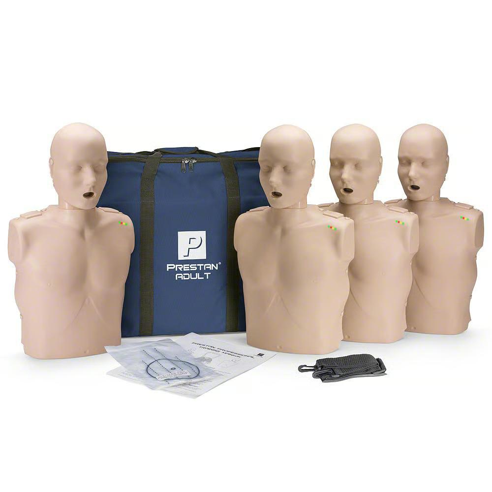 Prestan Professional Adult CPR Manikin w/Monitor, Medium - Pack of 4
