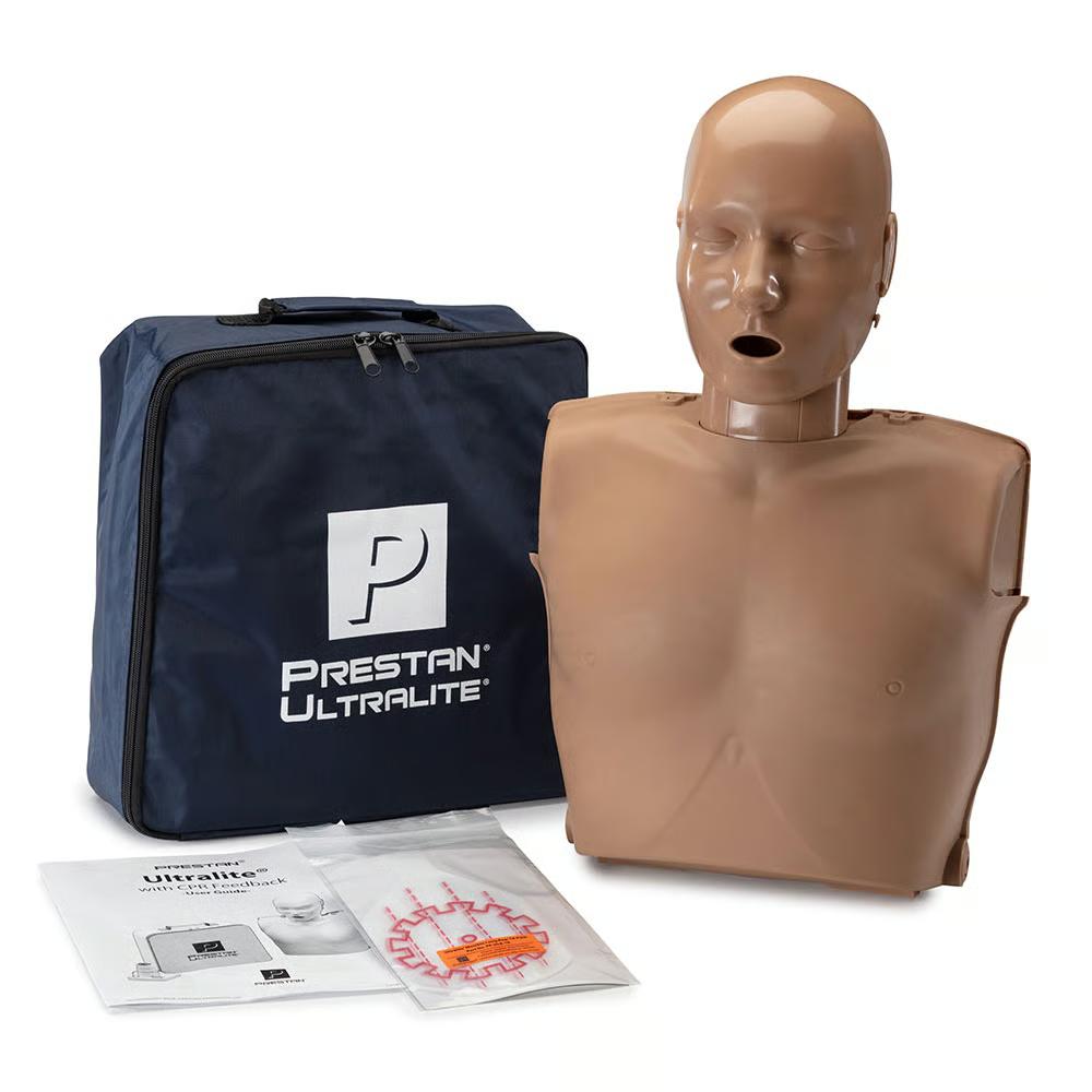 Prestan Professional Adult Ultralite CPR Feedback Manikin, Dark