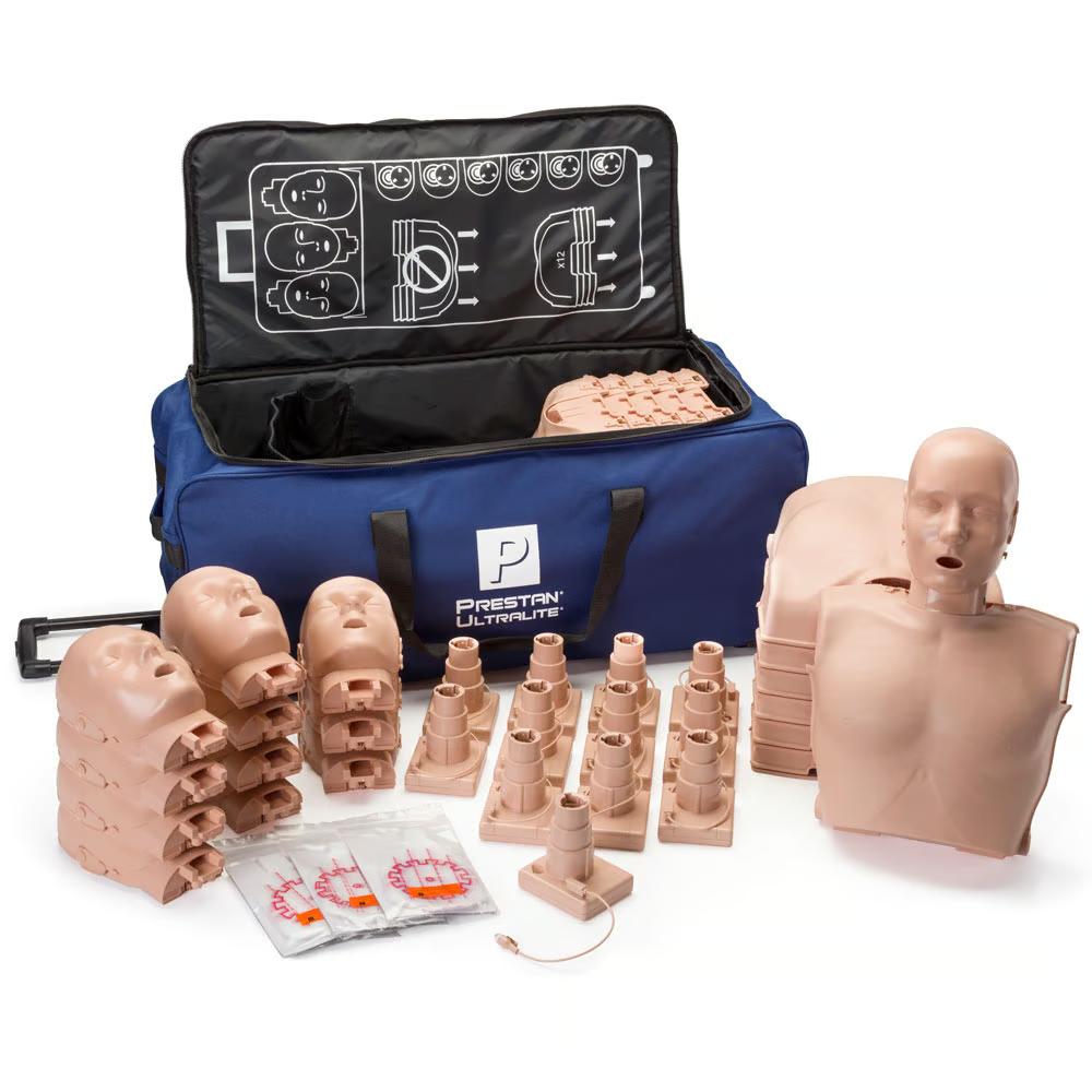 Prestan Professional Adult Ultralite CPR Feedback Manikin, Med, 12 u.