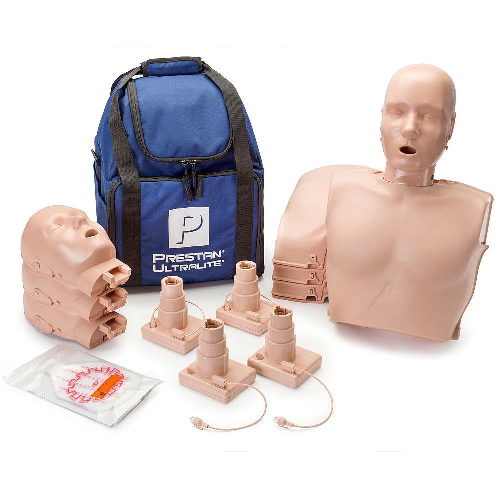 Prestan Professional Adult Ultralite CPR Feedback Manikin, Med, 4 u.