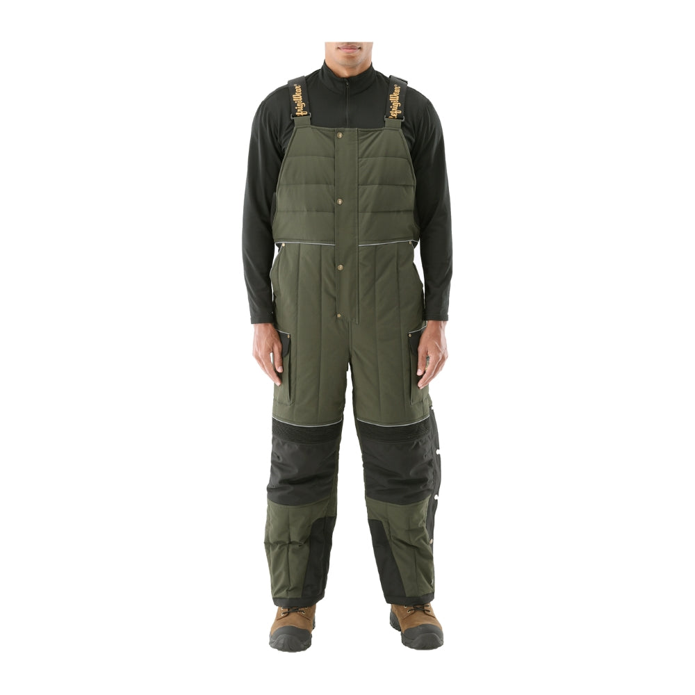 RefrigiWear 54 Gold Bib Overalls (Green) | All Security Equipment