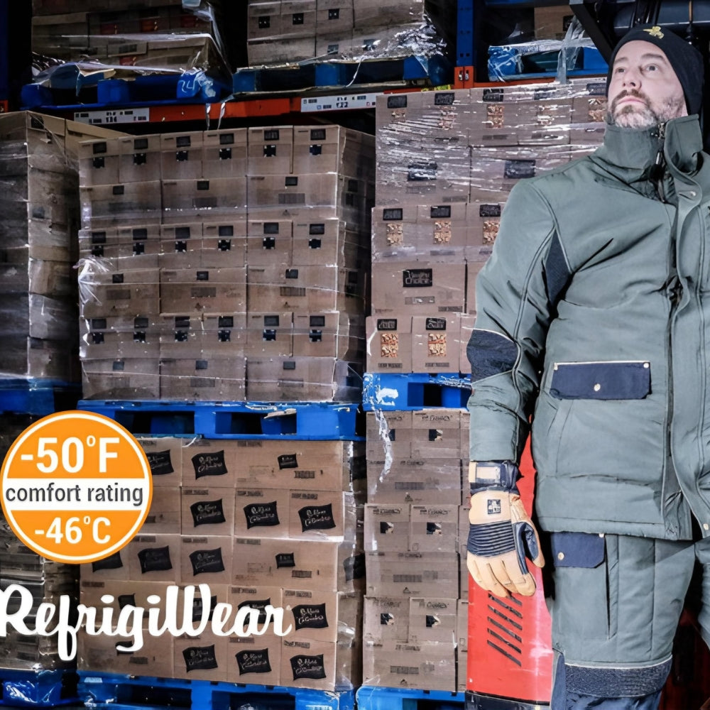 RefrigiWear 54 Gold Jacket (Navy) | All Security Equipment