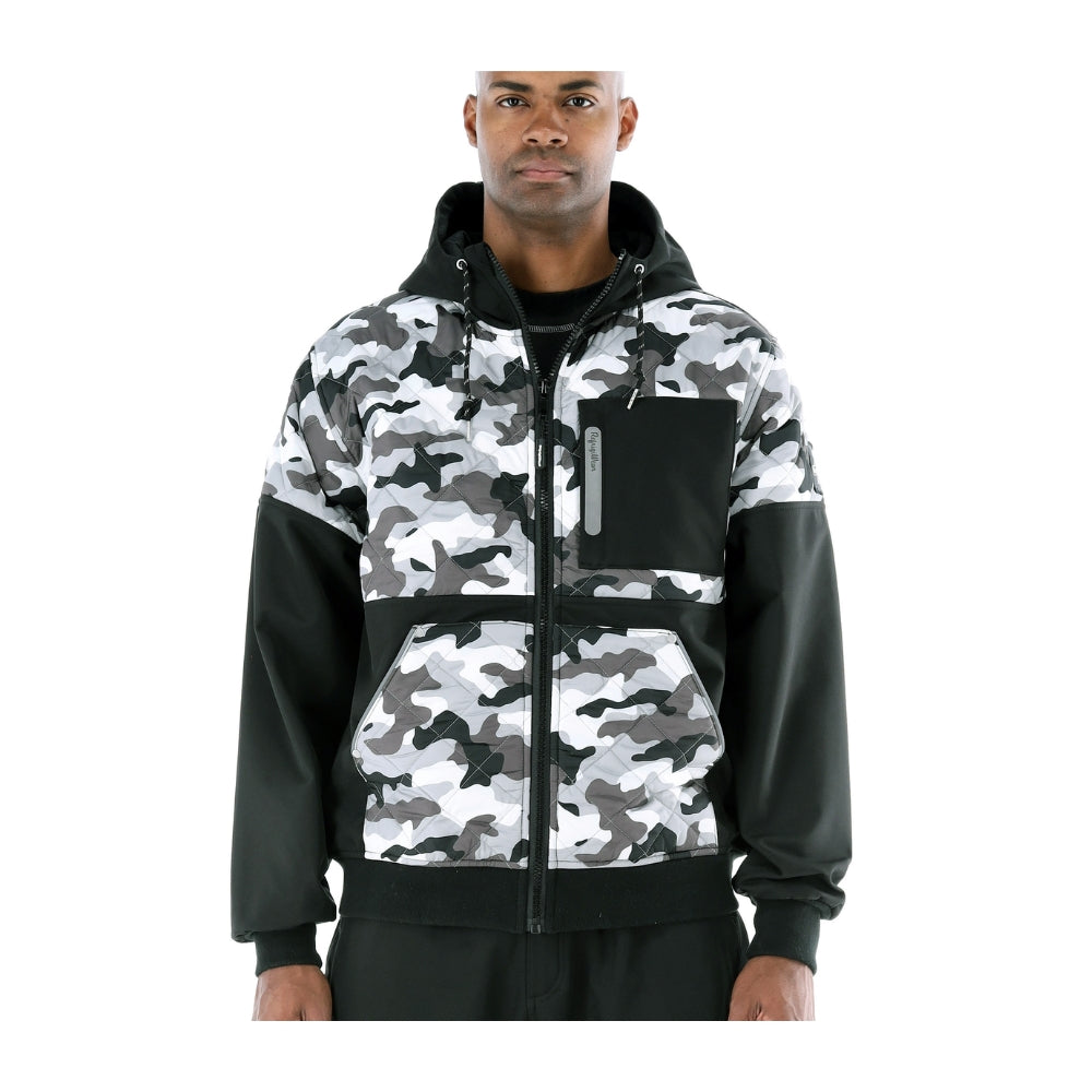 RefrigiWear Camo Diamond Quilted Hooded Jacket | All Security Equipment