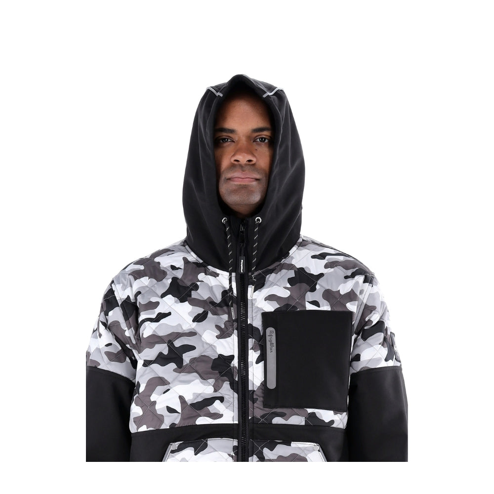 RefrigiWear Camo Diamond Quilted Hooded Jacket | All Security Equipment