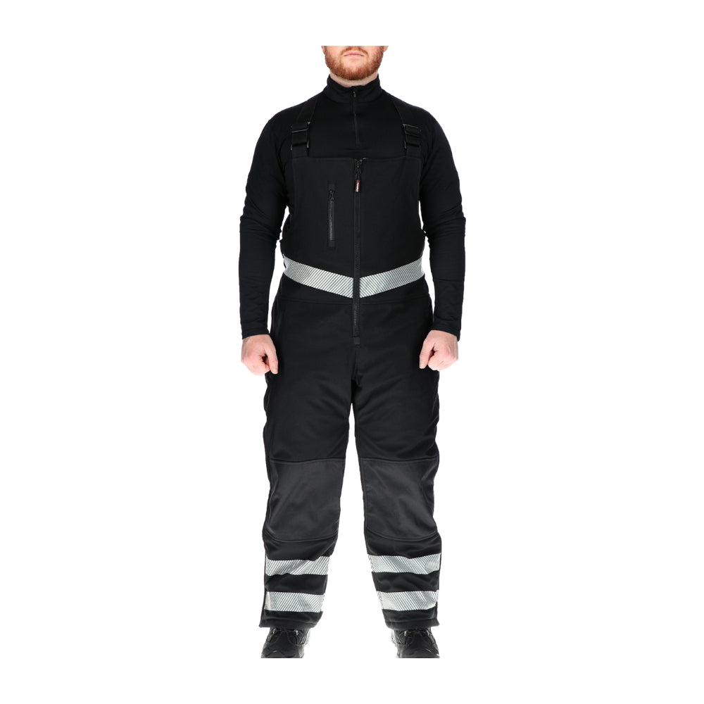 RefrigiWear Enhanced Visibility Insulated Softshell Bib Overalls | All Security Equipment