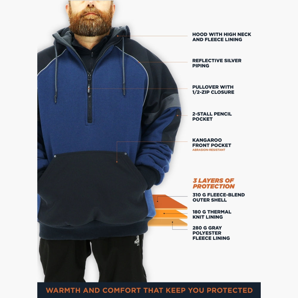 RefrigiWear Frostline® Hooded Sweatshirt | All Security Equipment