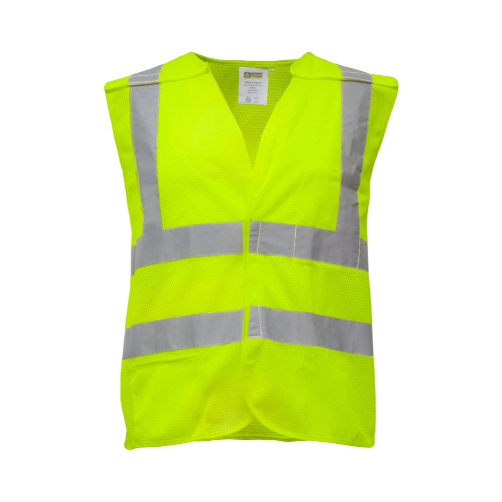 RefrigiWear HiVis Break Away Mesh Safety Vest Lime (Available in M-2XL)