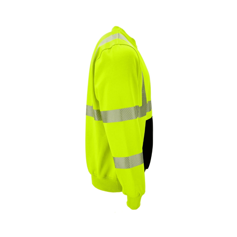 RefrigiWear HiVis Crewneck Sweatshirt (Lime) | All Security Equipment