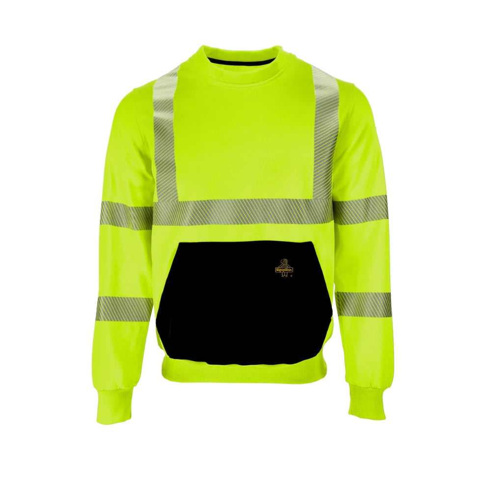 RefrigiWear HiVis Crewneck Sweatshirt (Lime) | All Security Equipment