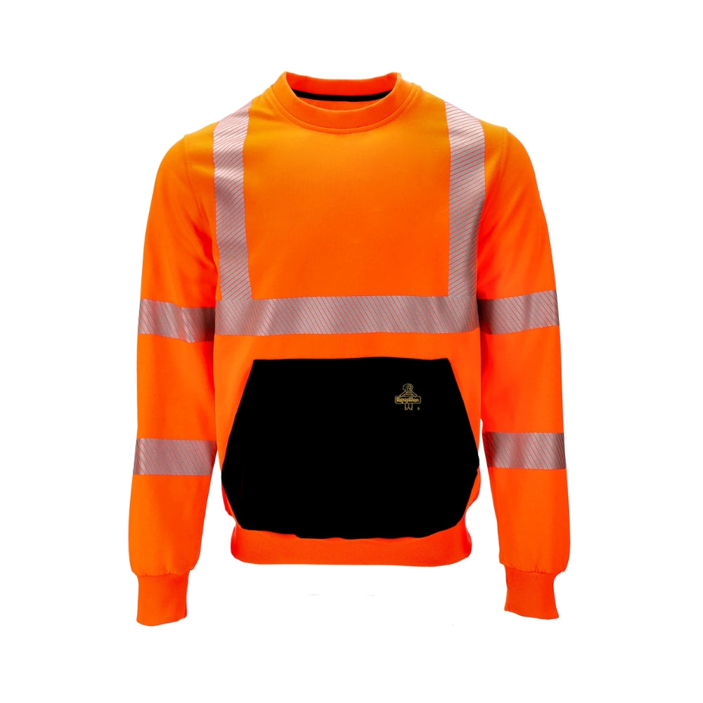 RefrigiWear HiVis Crewneck Sweatshirt (Orange) | All Security Equipment