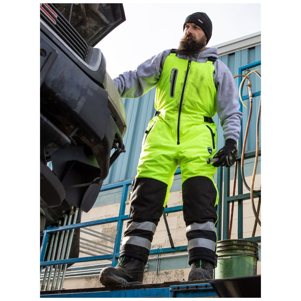 RefrigiWear HiVis Extreme Softshell Bib Overalls | All Security Equipment