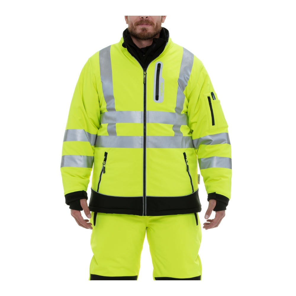 RefrigiWear HiVis Extreme Softshell Jacket | All Security Equipment