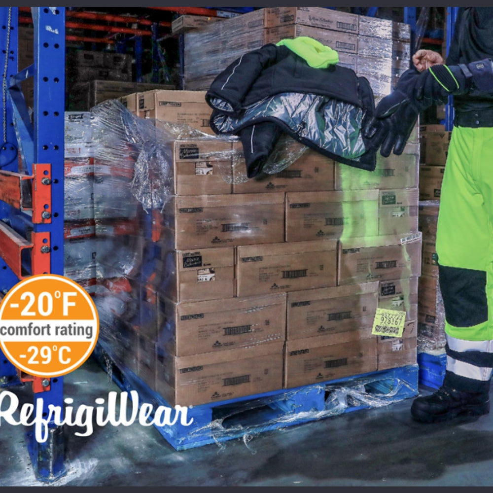 RefrigiWear HiVis Insulated Softshell Pants | All Security Equipment