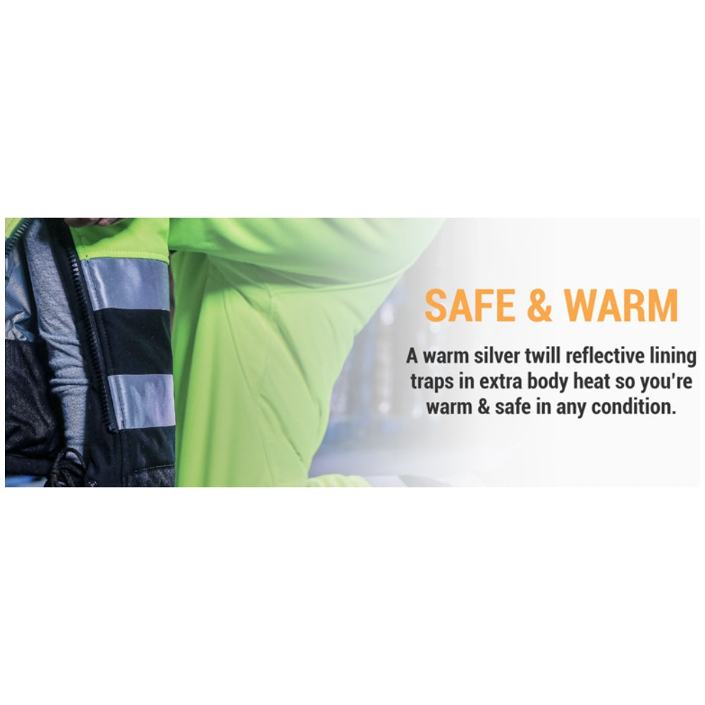 RefrigiWear HiVis Insulated Softshell Pants | All Security Equipment