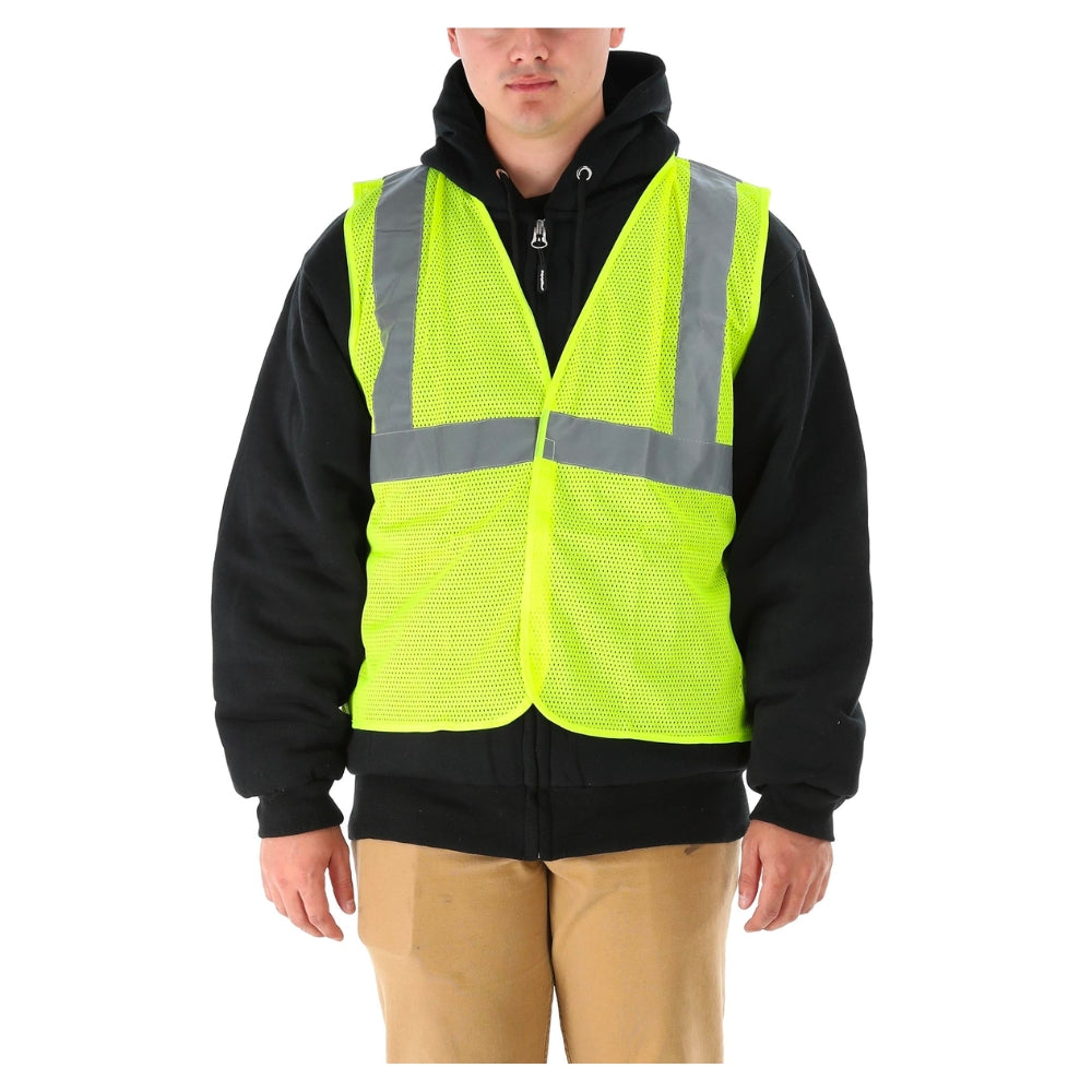 RefrigiWear HiVis Mesh Safety Vest Lime (Available in M-5XL) | All Security Equipment