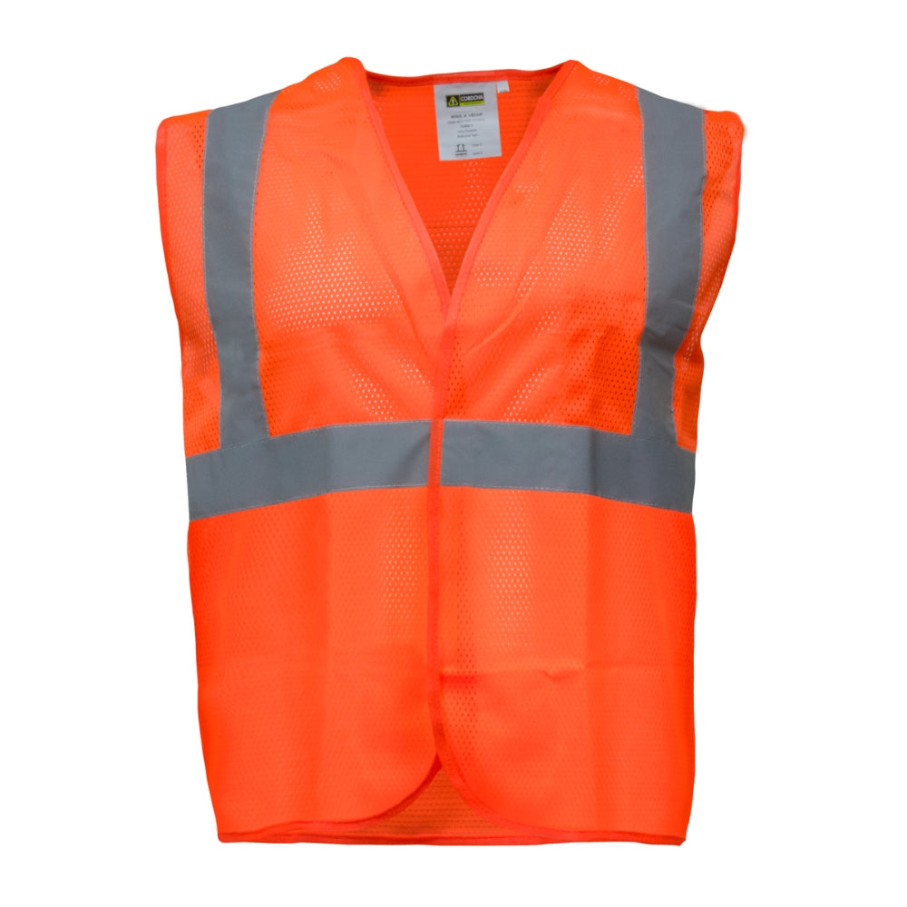 RefrigiWear HiVis Zipper Mesh Safety Vest Orange | All Security Equipment