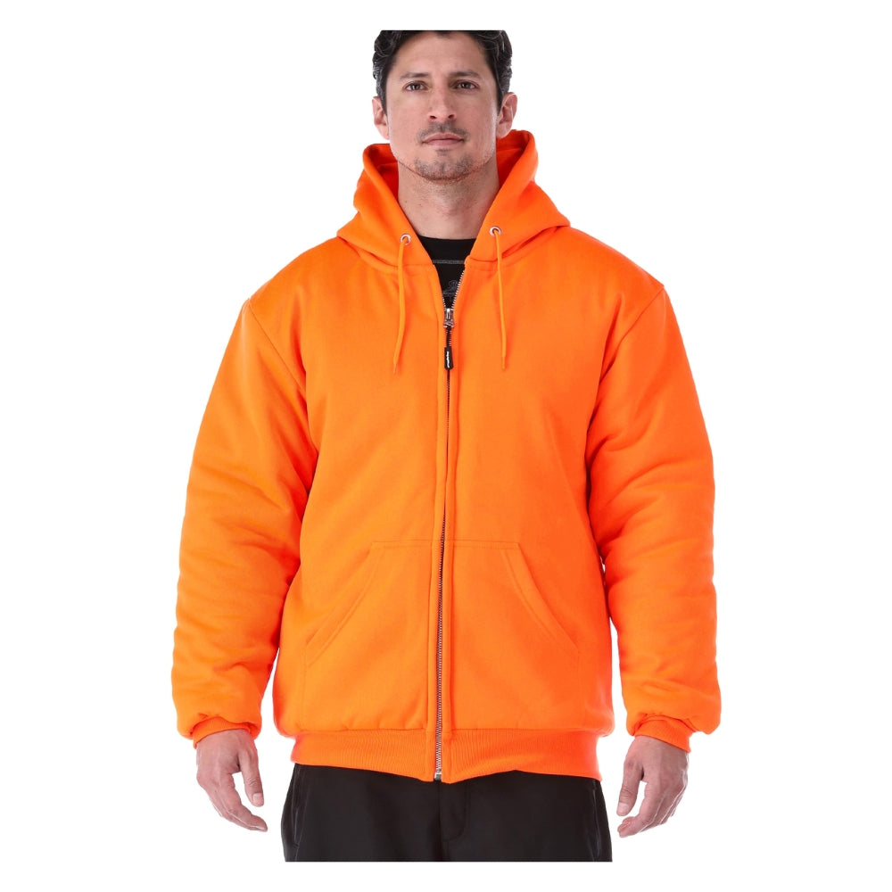 RefrigiWear Insulated Quilted Sweatshirt (Orange) | All Security Equipment