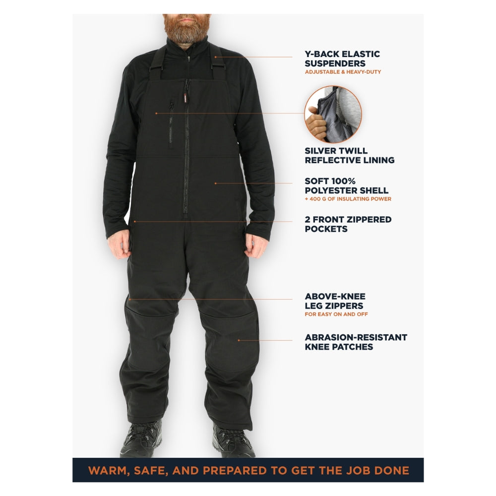 RefrigiWear Insulated Softshell Bib Overalls | All Security Equipment