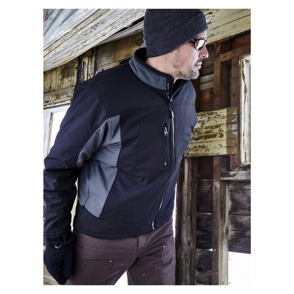 RefrigiWear Insulated Softshell Jacket (Black) | All Security Equipment