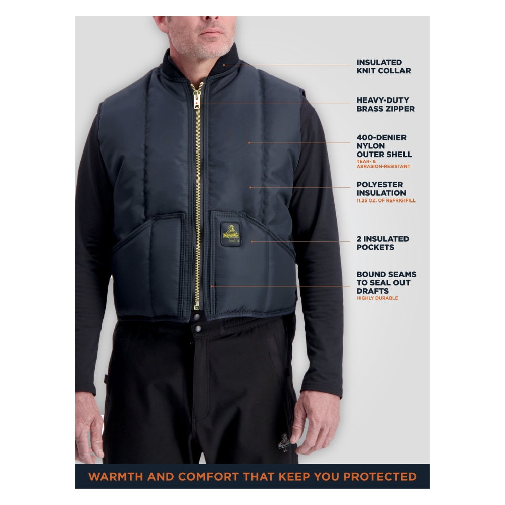 RefrigiWear Iron-Tuff® Vest (Navy) | All Security Equipment