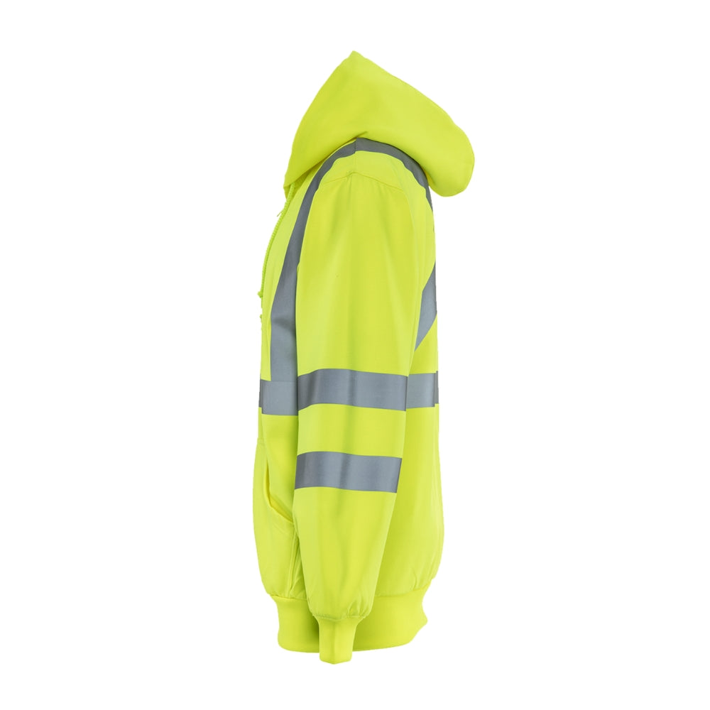 RefrigiWear NEW! HiVis Hooded Sweatshirt (Lime) | All Security Equipment