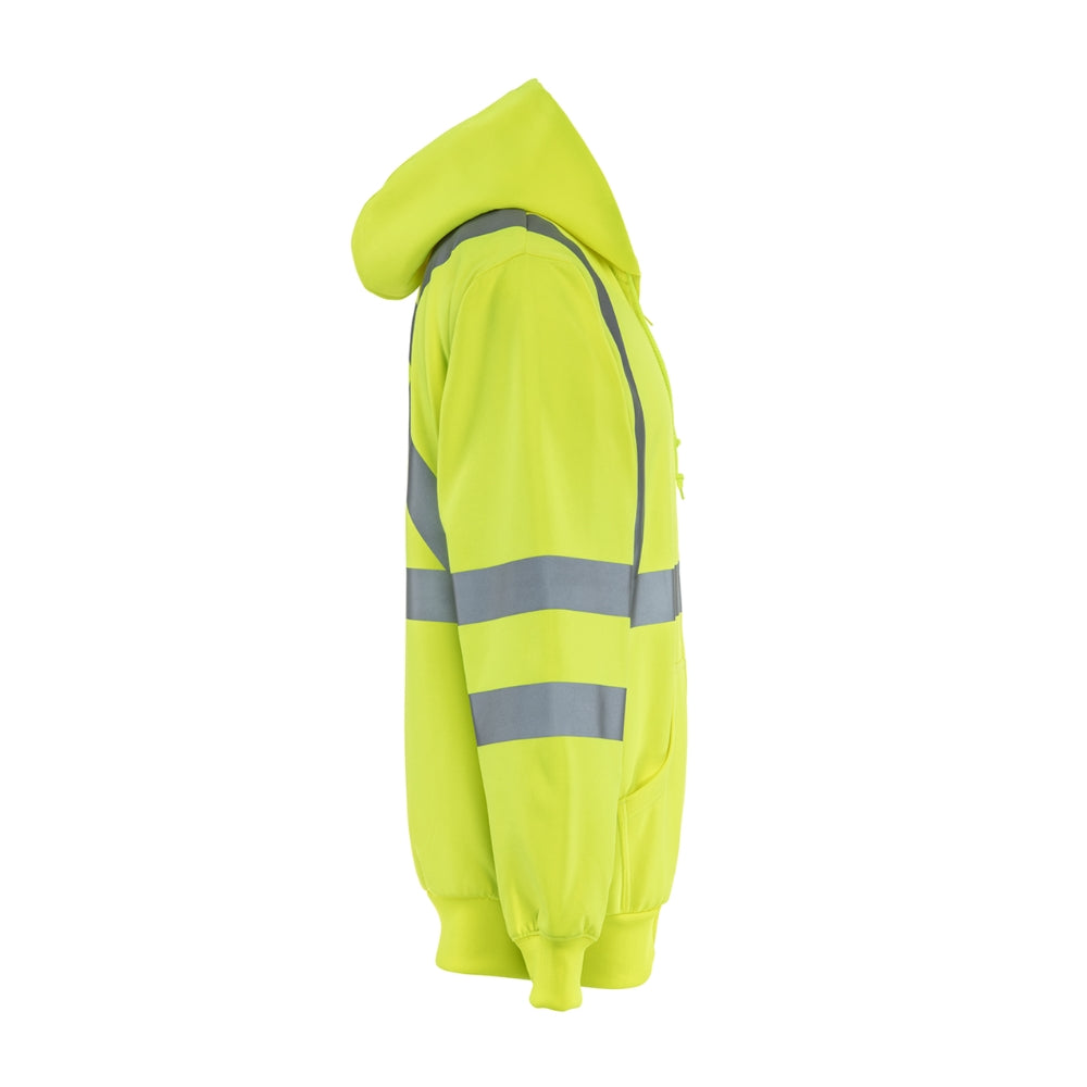 RefrigiWear NEW! HiVis Hooded Sweatshirt (Lime) | All Security Equipment