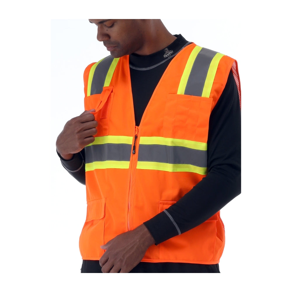 RefrigiWear Orange Safety Vest | All Security Equipment