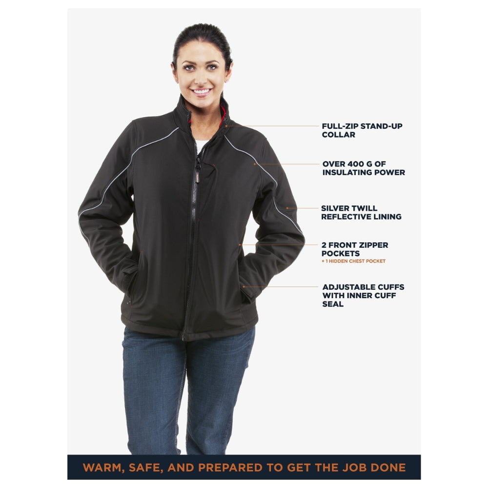 RefrigiWear Women's Insulated Softshell Jacket | All Security Equipment