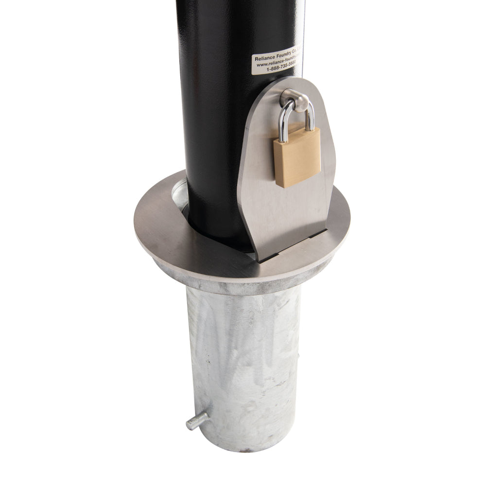 Reliance Foundry R-7902 Powder-Coated Steel Bollard | REL-R-7902