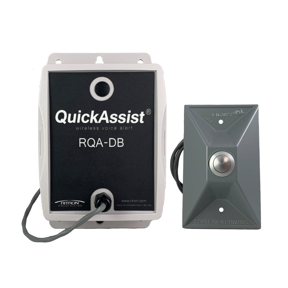 Ritron Quick Assist RQA-DB Wireless Voice Doorbell Package | All Security Equipment