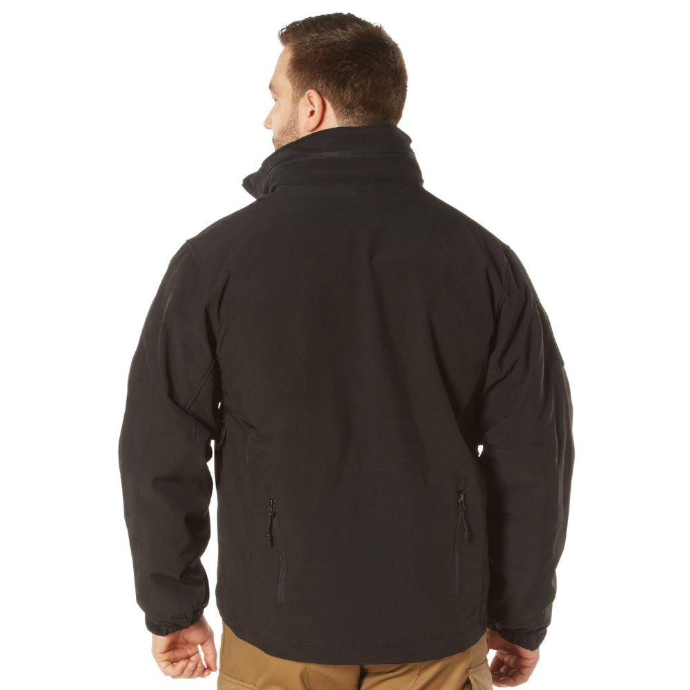 Rothco 3-in-1 Spec Ops Soft Shell Jacket (Black) - 5