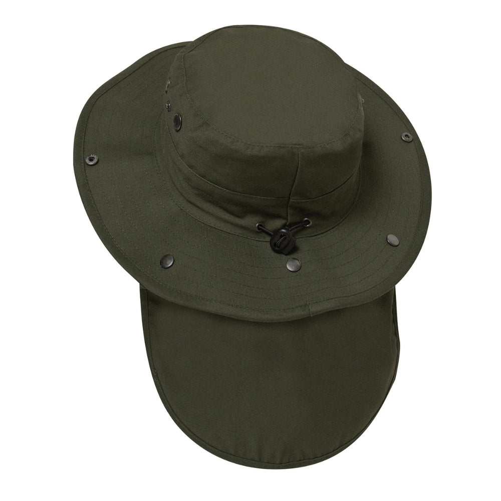 Rothco Adjustable Boonie Hat With Neck Cover | All Security Equipment - 10