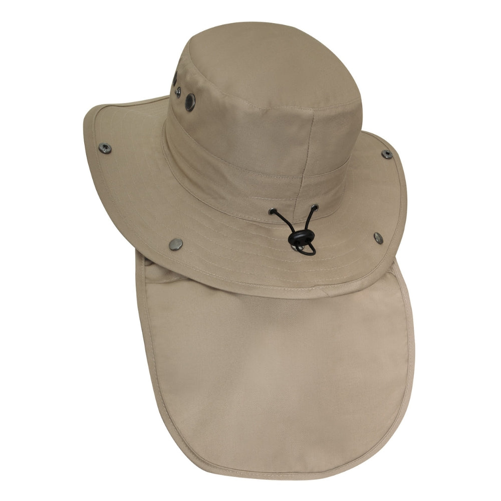 Rothco Adjustable Boonie Hat With Neck Cover | All Security Equipment - 4