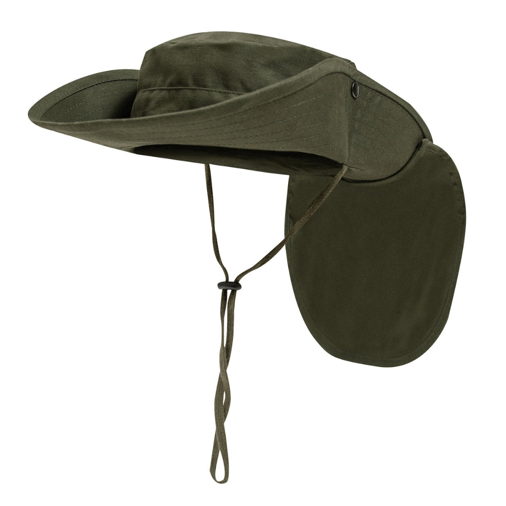 Rothco Adjustable Boonie Hat With Neck Cover | All Security Equipment - 7