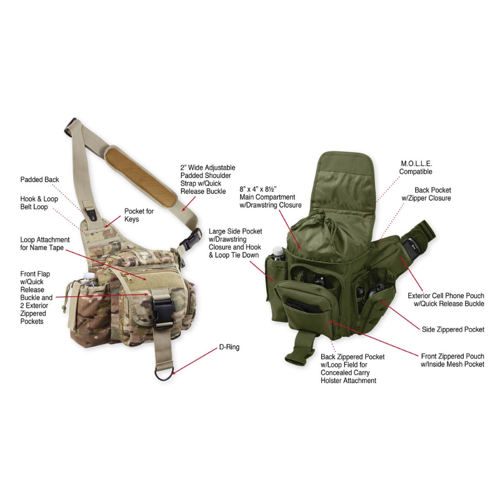 Rothco Advanced Tactical Bag | All Security Equipment - 19