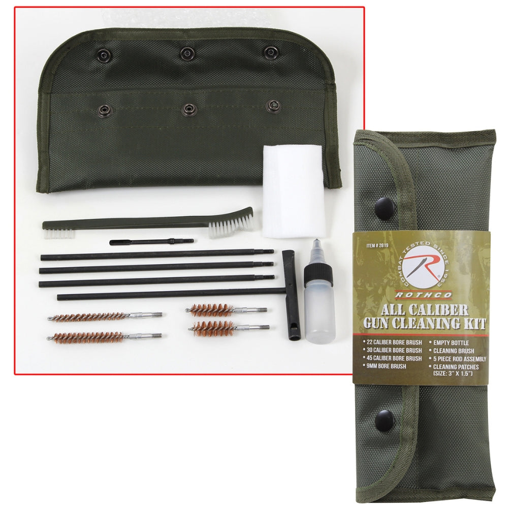 Rothco All Caliber Gun Cleaning Kit 613902028197