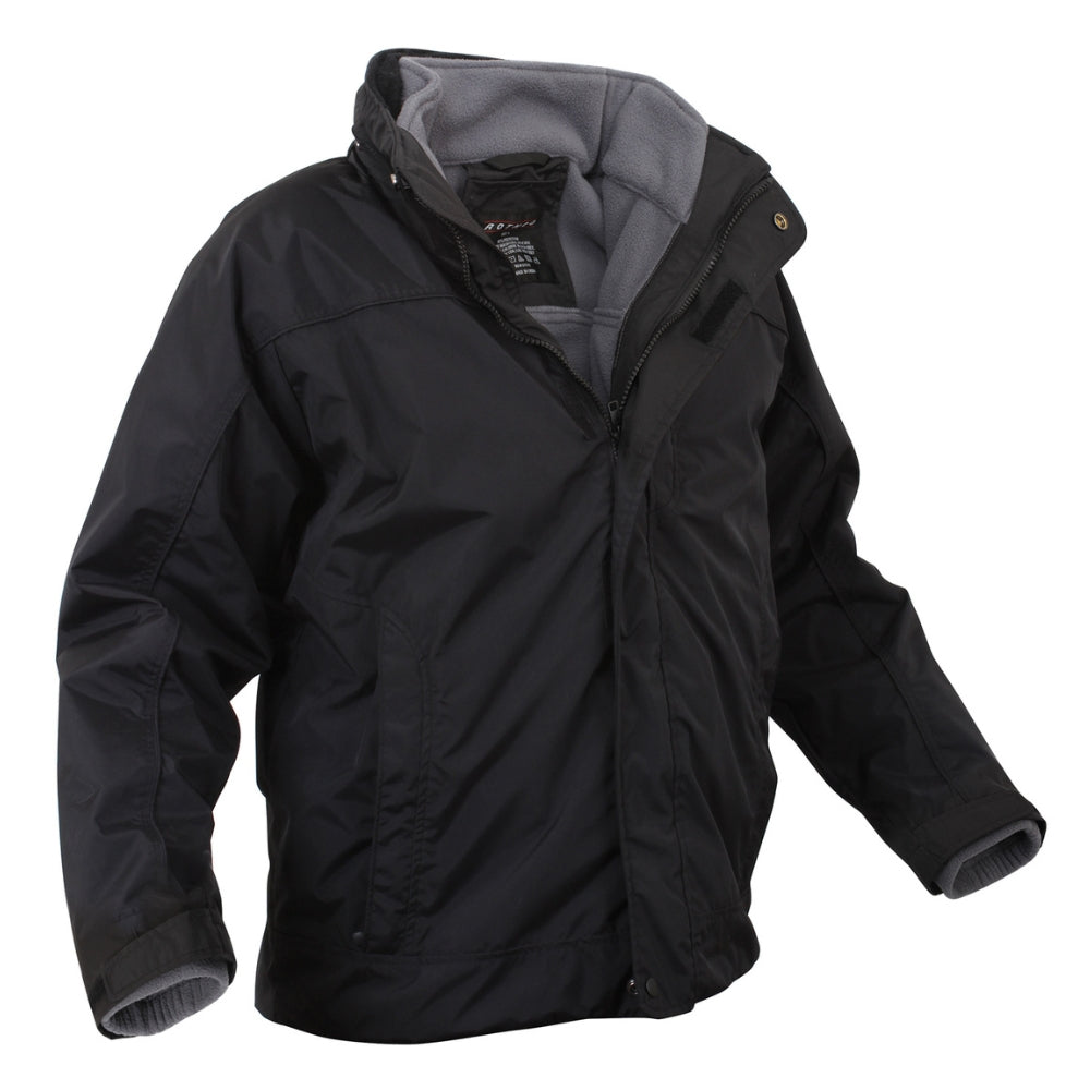 Rothco All Weather 3-In-1 Jacket (Black) | All Security Equipment - 2