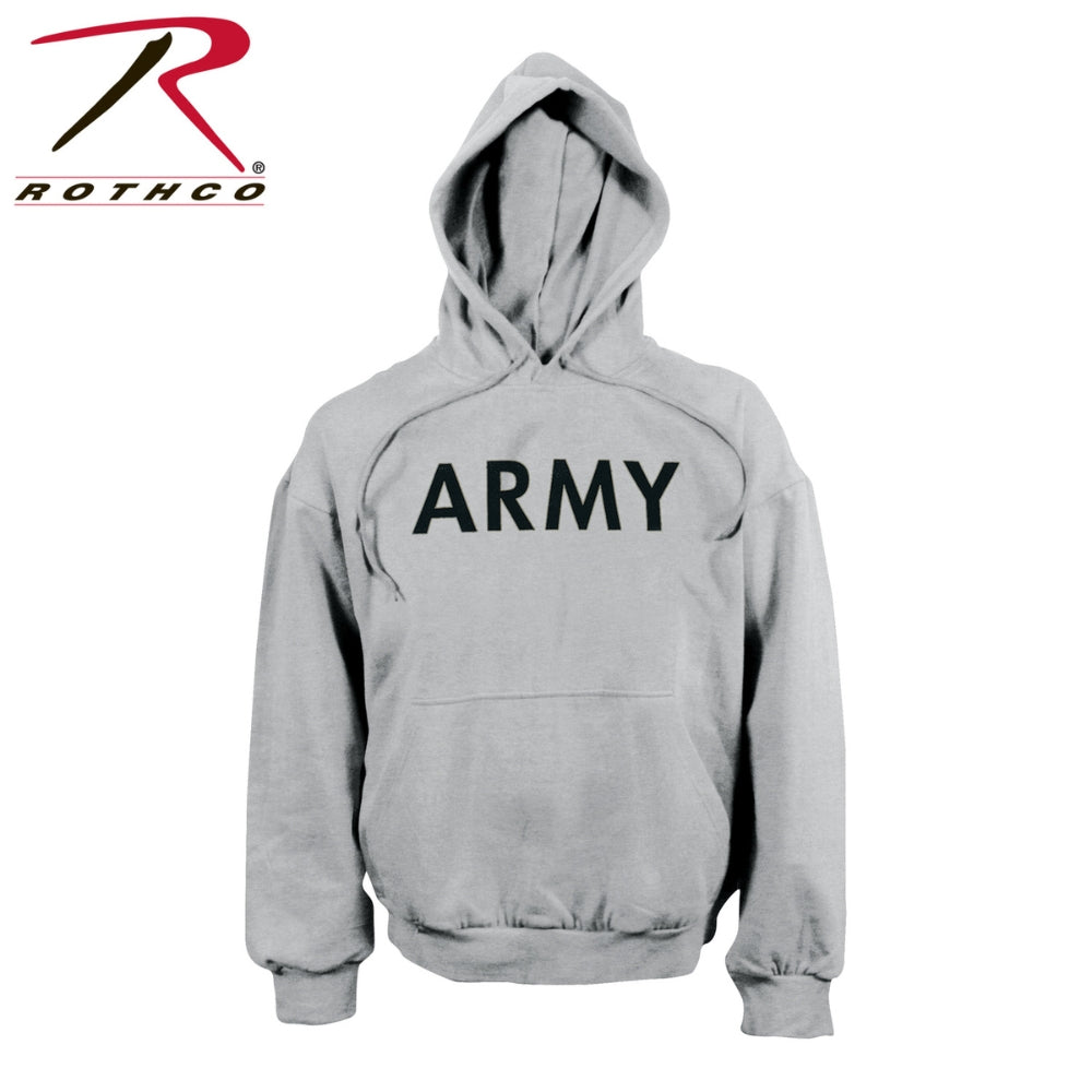 Rothco Army PT Pullover Hooded Sweatshirt (Grey)
