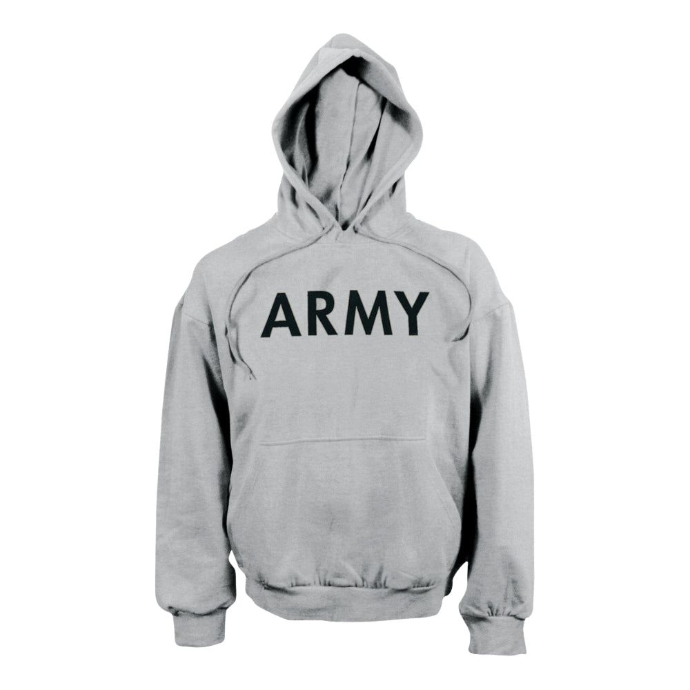 Rothco Army PT Pullover Hooded Sweatshirt (Grey)