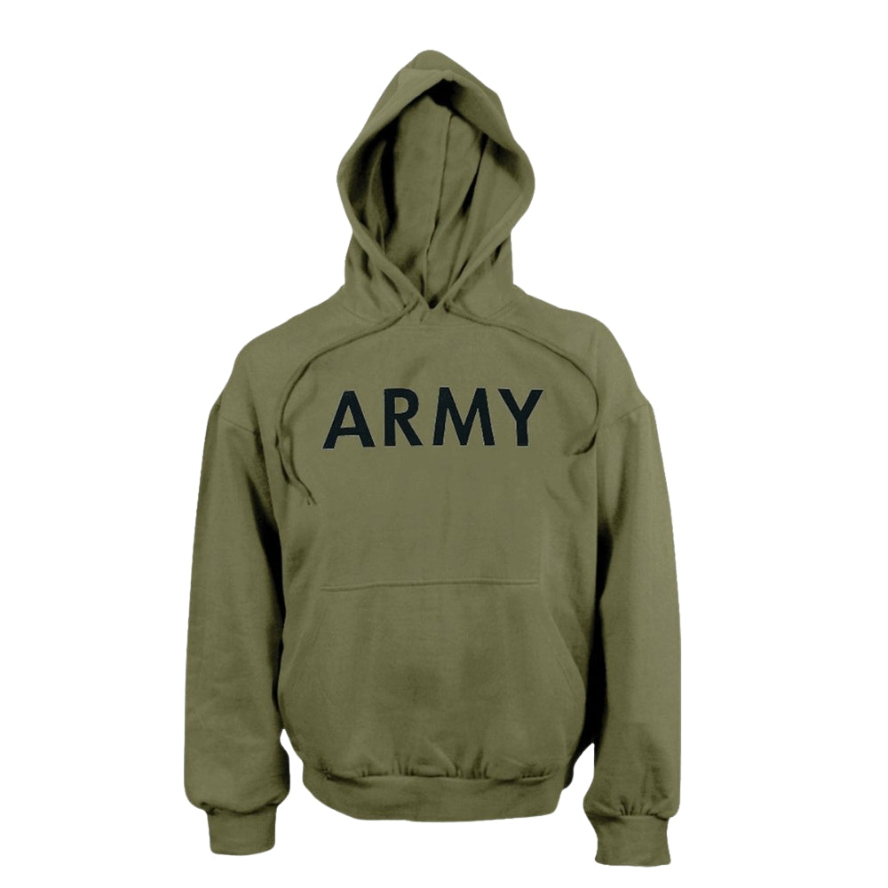 Rothco Army PT Pullover Hooded Sweatshirt (Olive Drab)