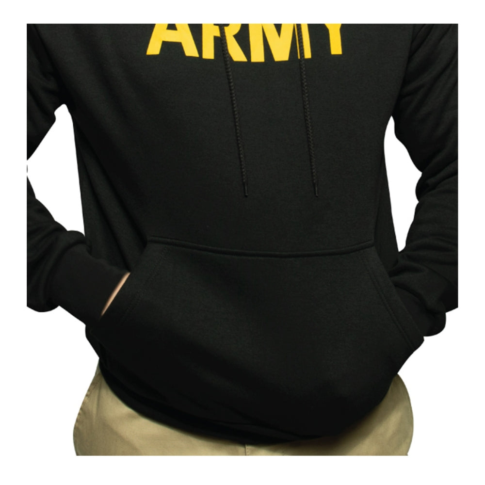 Rothco Army Printed Pullover Hoodie - Black | All Security Equipment - 7