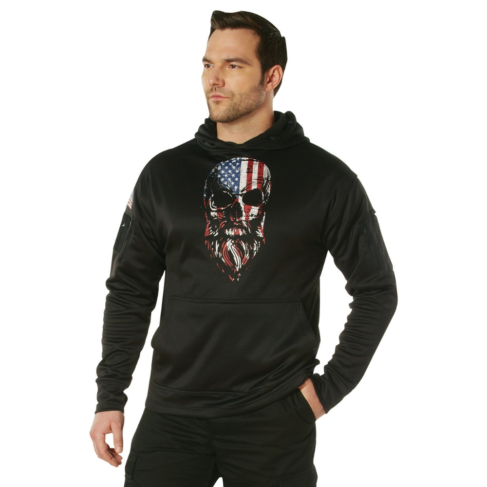 Rothco Bearded Skull Concealed Carry Hoodie | All Security Equipment - 1