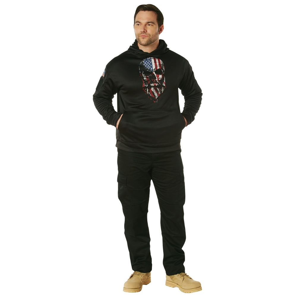 Rothco Bearded Skull Concealed Carry Hoodie | All Security Equipment - 4