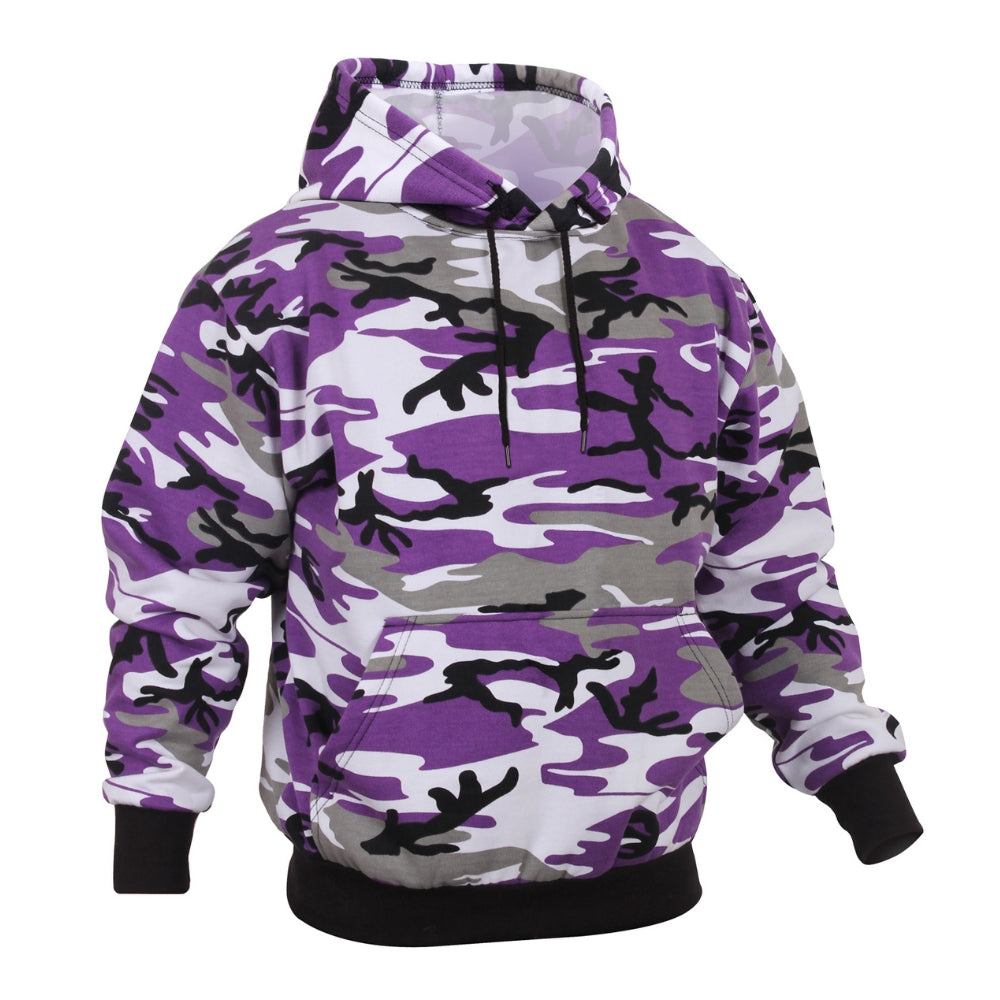 Rothco Camo Pullover Hooded Sweatshirt (Ultra Violet Camo) - 1