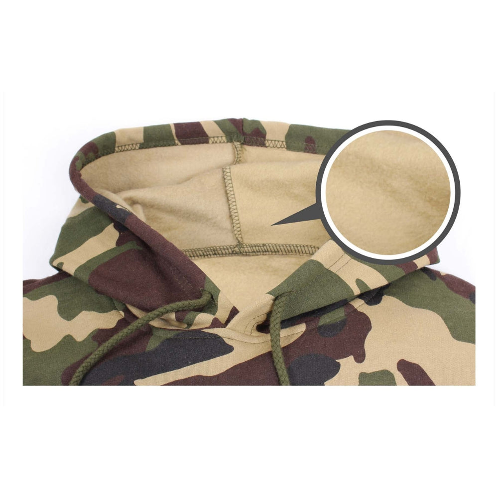 Rothco Camo Pullover Hooded Sweatshirt (Woodland Camo) - 4